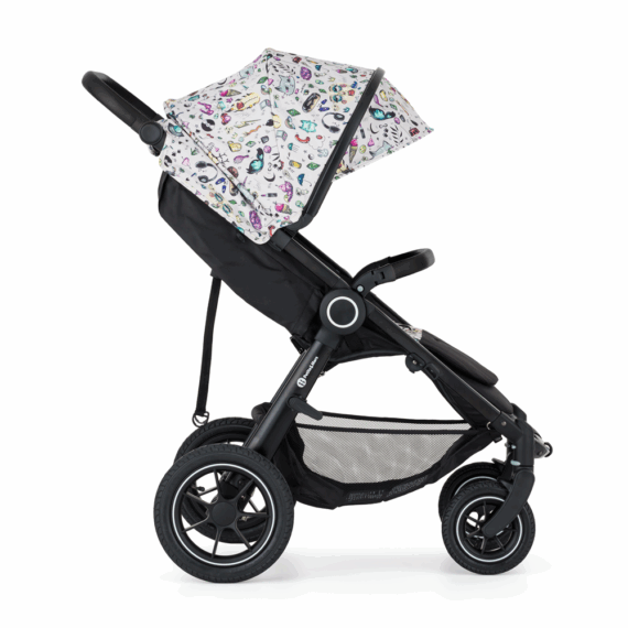 PETITE&MARS Kočík športový Street2 Air Black Limited 100 Tattoo