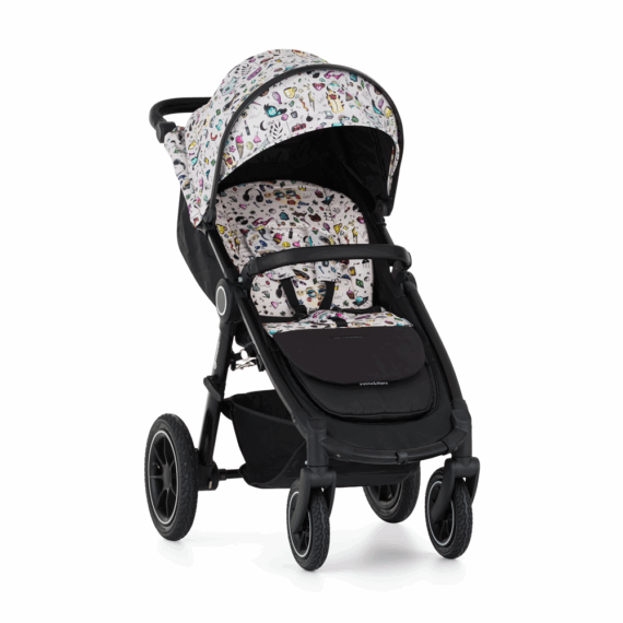 PETITE&MARS Kočík športový Street2 Air Black Limited 100 Tattoo Complete