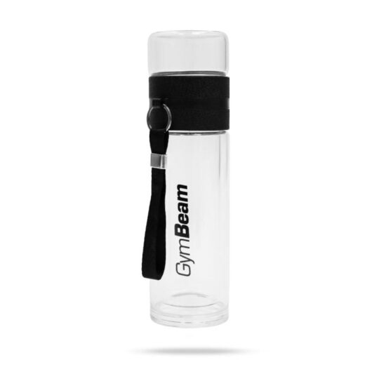 Sklenená fľaša Infuser 400 ml - GymBeam