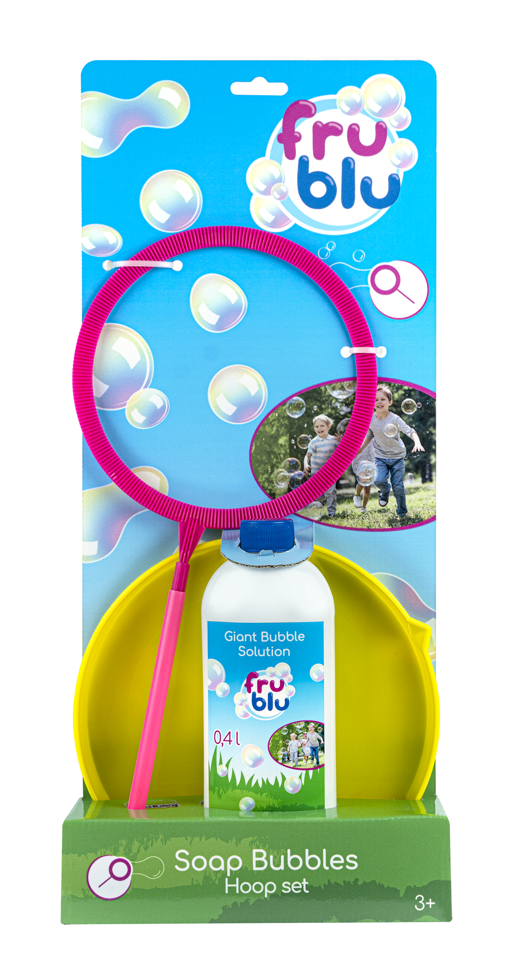 FRU BLU Bublifuk - Veľká obruč + roztok 0,4L