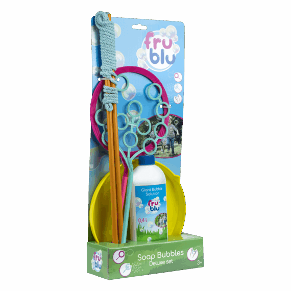 FRU BLU Bublifuk - Deluxe set + roztok 0,4L
