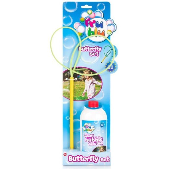 FRU BLU Bublifuk - Slučka Motýľ na veľké bubliny + roztok 0,5L