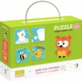 DoDo Puzzle Duo Kde žijú zvieratká 12x2 dieliky