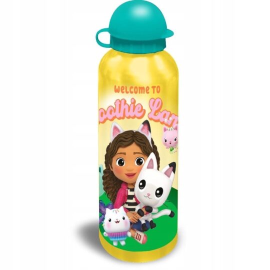 Kids Euroswan Fľaša 500ml Gabin mačací domček