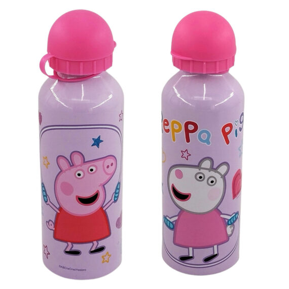 Kids Euroswan Hliníková fľaša 500ml - Prasiatko Peppa