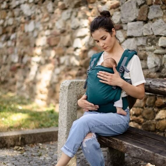 Boba X Organic Detský nosič, námornícka modrá