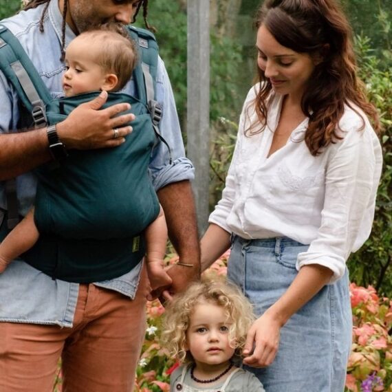 Boba X Organic Detský nosič, námornícka modrá