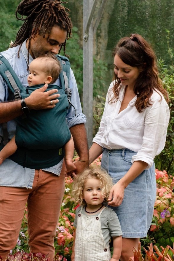 Boba X Organic Detský nosič, námornícka modrá