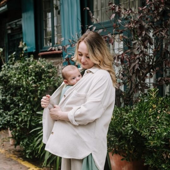 BOBA Wrap Šatka na nosenie detí, zelená