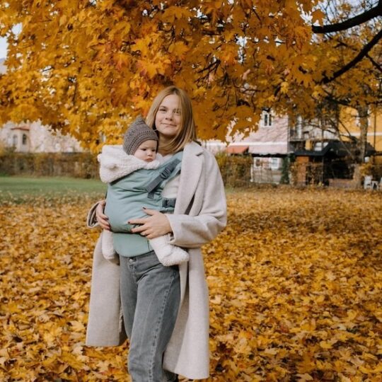 Boba X Organic Detský nosič, morská zelená