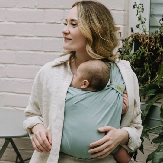 BOBA Bliss 2v1 Detský nosič, morská zelená