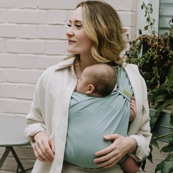 BOBA Bliss 2v1 Detský nosič, morská zelená