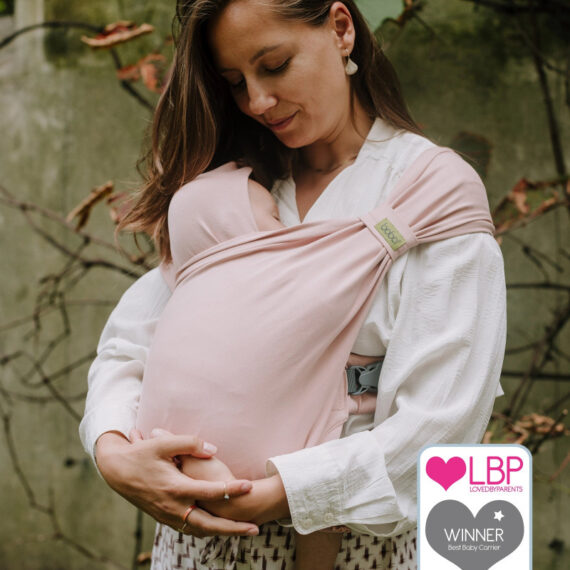 BOBA Bliss Detský nosič 2v1, púdrovo ružová