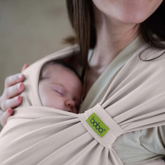 BOBA Bliss 2v1 Detský nosič, bio béžová