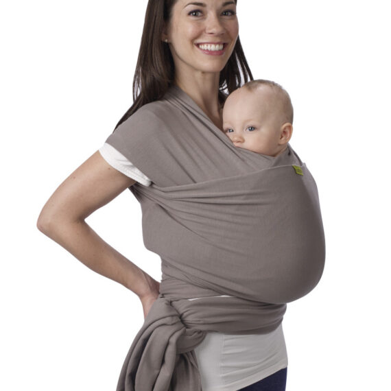 BOBA Wrap Šatka na nosenie detí, tmavošedá