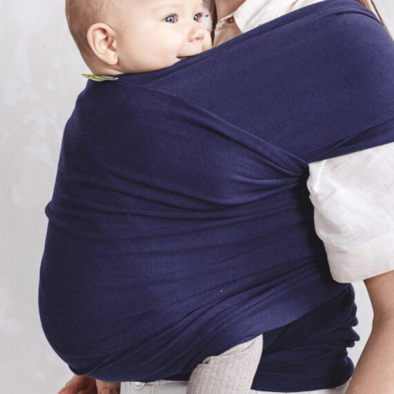 BOBA Wrap Šatka na nosenie detí, námornícka modrá