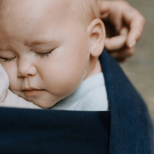 BOBA Wrap Šatka na nosenie detí, námornícka modrá