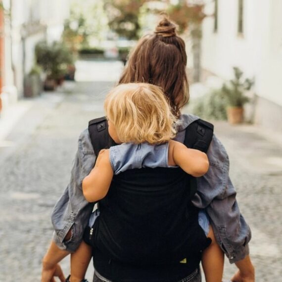 Boba X Detský nosič, čierna