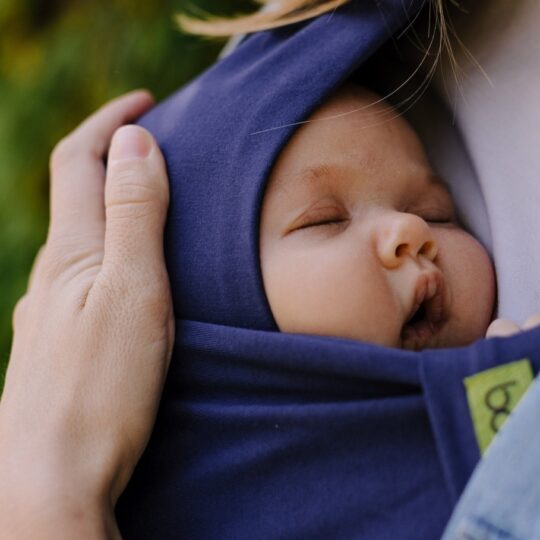 BOBA Bliss V2 Detský nosič, tmavomodrá