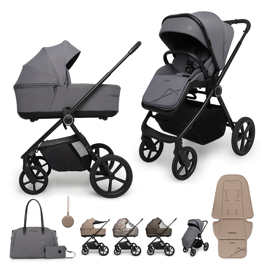 MUUVO Kočík kombinovaný Muuvo One 2v1 Gris