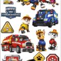 Nickelodeon Nástenná dekorácia Paw Patrol - Chase, Rubble, Marshall, Skye
