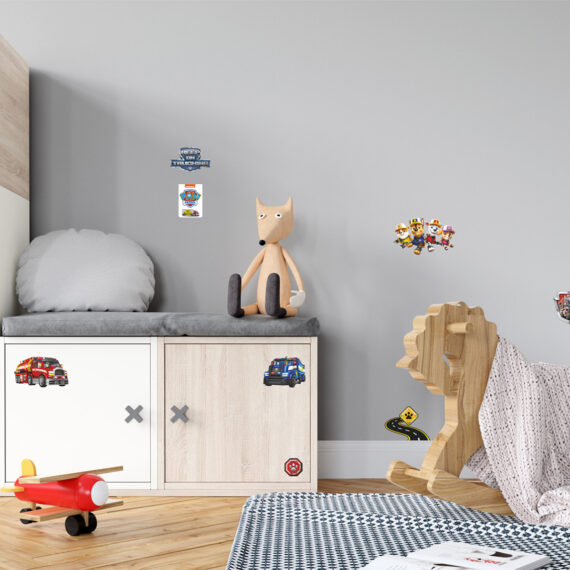 Nickelodeon Nástenná dekorácia Paw Patrol - Chase, Rubble, Marshall, Skye