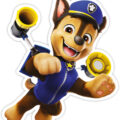 Nickelodeon Nástenná dekorácia Paw Patrol - Chase v akcii