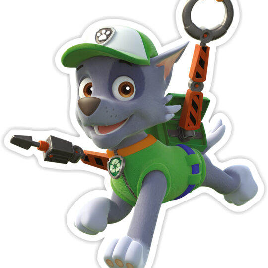 Nickelodeon Nástenná dekorácia Paw Patrol - Rocky v akcii