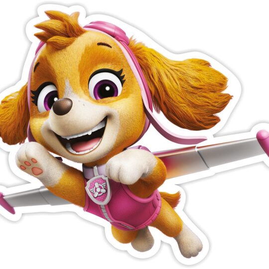 Nickelodeon Nástenná dekorácia Paw Patrol - Skye v akcii