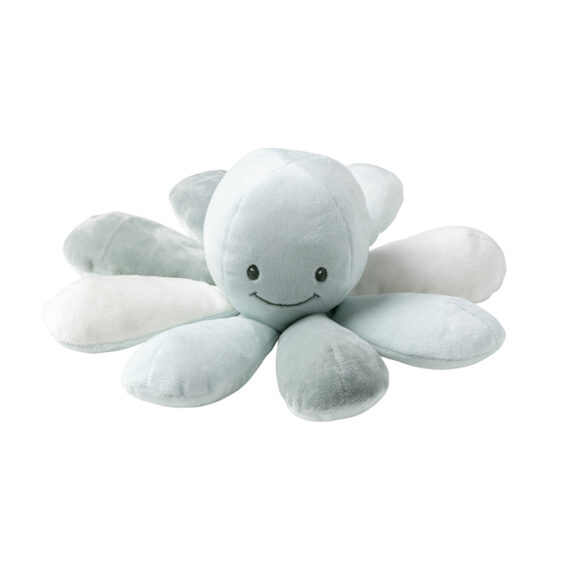 NATTOU Doukidou Hračka chobotnička edukačná plyšová mint