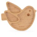 Miniland ECO-frienly Set na jedenie metódou BLW z dreva, Vtáčik
