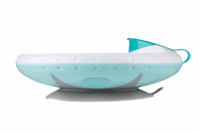 BABYONO Miska s prísavkou termo mint