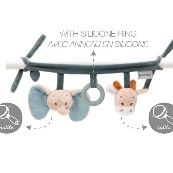 NATTOU Hračka na zavesenie LA