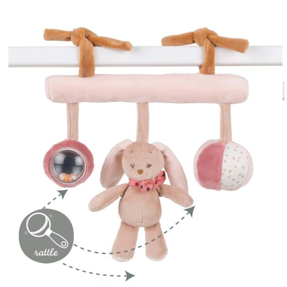 NATTOU Hračka na zavesenie zajačik Pauline PS