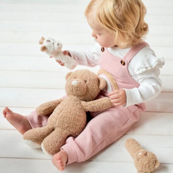 NATTOU Hračka plyšová Teddy medvedík 30 cm, 0m+