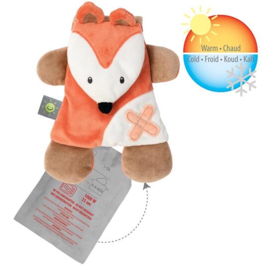 NATTOU Maznáčik s termoforom Buddiezzz líška