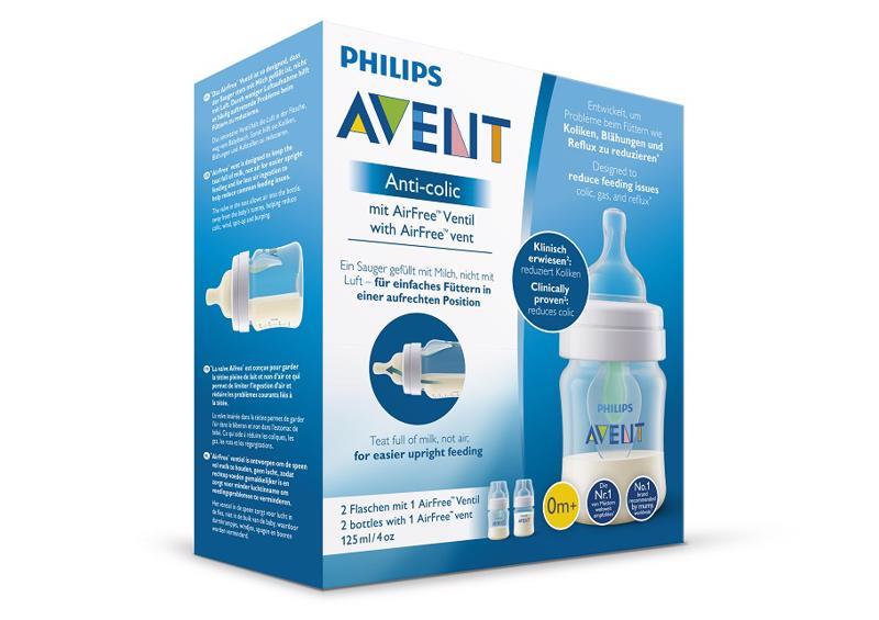 Philips AVENT Fľaša 125 ml AirFree 2 ks