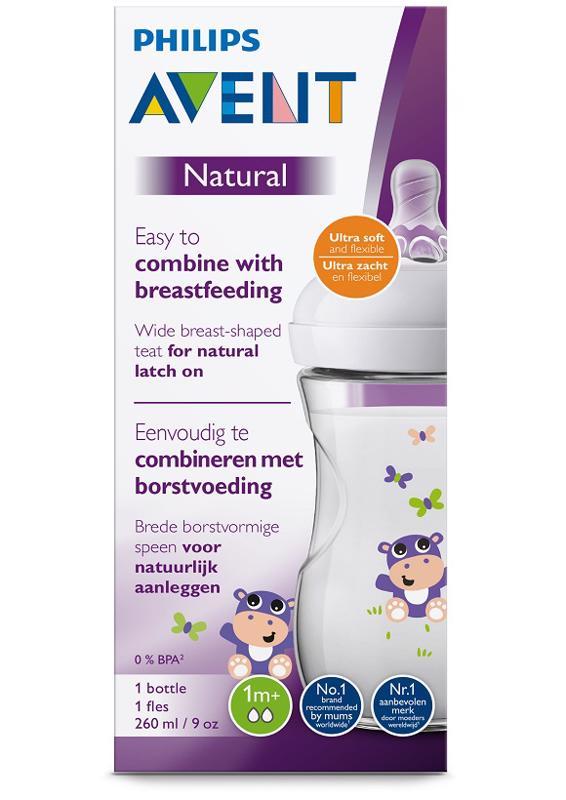 Philips AVENT Fľaša 260 ml Natural hroch