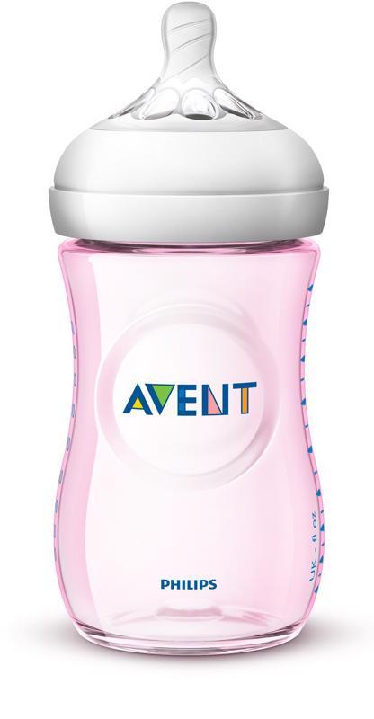 Philips AVENT Fľaša 260 ml Natural ružová