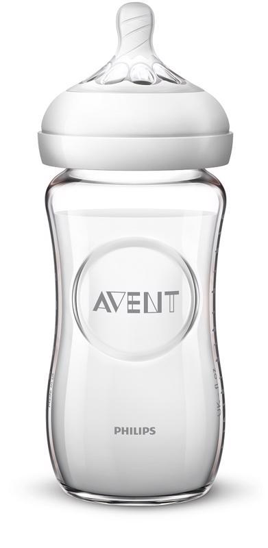 Philips AVENT Fľaša 240 ml Natural SKLO