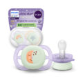 Philips AVENT Cumlík Ultrastart nočný 0-2m dievča 2 ks