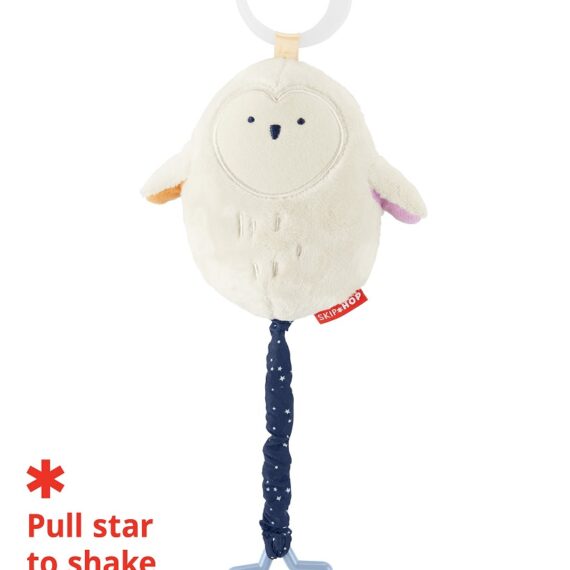 SKIP HOP Hračka na C krúžku vibrujúca Sova Celestial Dreams 0m+