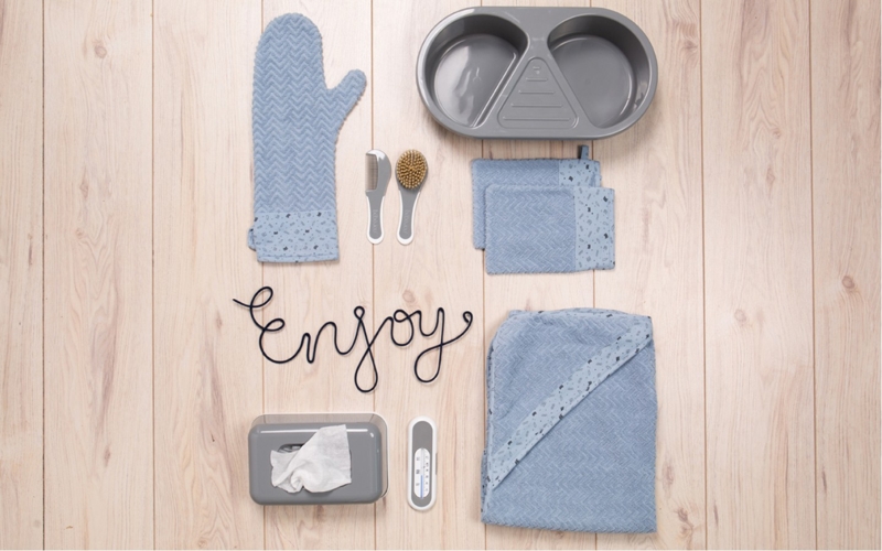 BÉBÉ-JOU Hrebeň a kefa Fabulous Griffin Grey