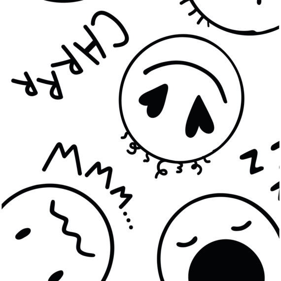 KOLORKY Ekopleny nohavičkové nočné jednorazové Deluxe Velvet Pants, Sleepy, L (8-13 kg) - 19 ks