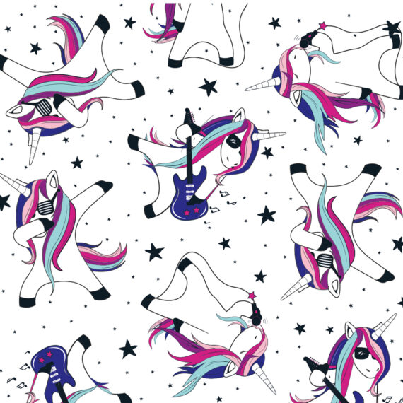 KOLORKY Plienky jednorazové nočné EKO, jednorožce XL (12-16 kg) - 17 ks