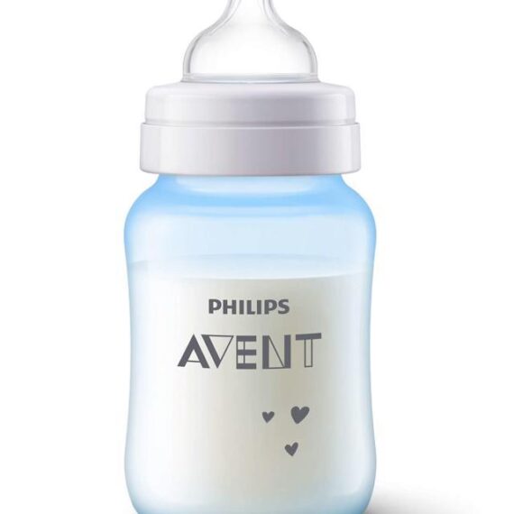 Philips AVENT Fľaša 260 ml Antikolik modrá slon