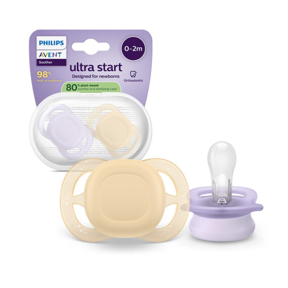 Philips AVENT Cumlík Ultrastart neutral 0-2m dievča 2 ks