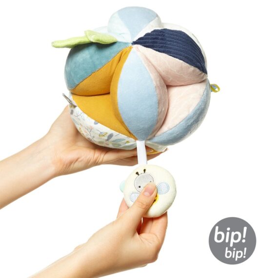 BABYONO Hračka edukačná lopta na C krúžku Woodland, 0m+