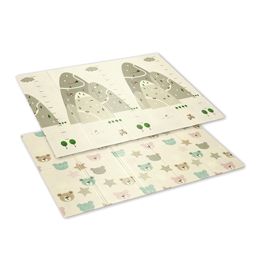 BABYONO Podložka penová na hranie edukačná skladacia 100x200 cm