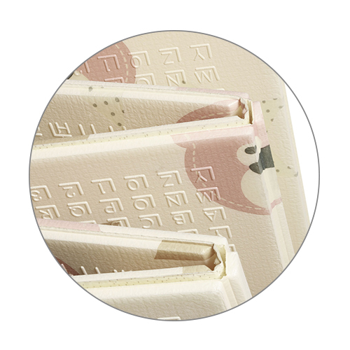 BABYONO Podložka penová na hranie edukačná skladacia 100x200 cm